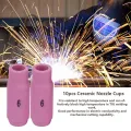 【VisioN Shop】10pcs Ceramic Nozzle Cups 10N50-10N46 #4-#8 for WP-17/18/26 TIG Welding Torch Wholesale. 