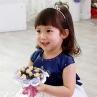 Kid Girls Elegant Heart Rhinestone Embedded Bridal Princess Tiara Crown Headband. 