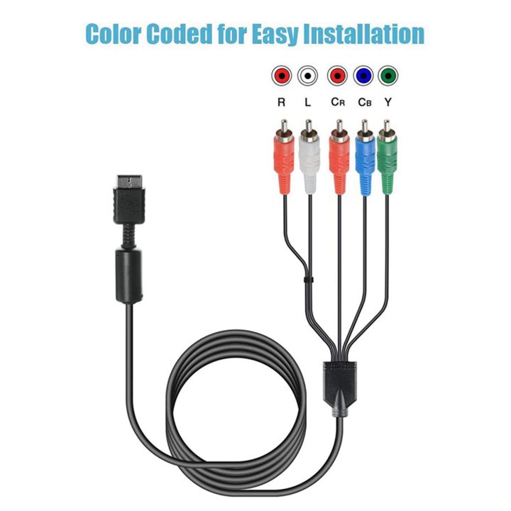 Cable%20-%201102%20-%200.2%20-%20Mini%20Cable%20Adapter%20for%20&%20Ypbpr%20for%20PS2//%20Slim%20HDTV-Ready%20TV%20HD%20Component%20AV%20Cable%20-%20Image%204