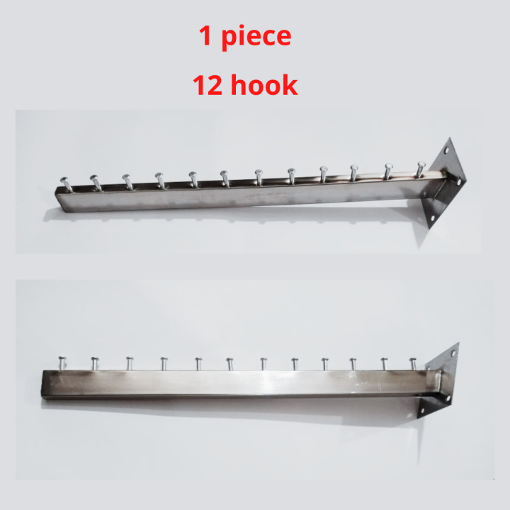 1.Piece%20Wall%20Mounted%20Clothes%20Hanging%20Hangers%20of%20Hanger%2012-E-hook%20silver%20cloth%20single%20hooks%20stand%20hook%20-%20Hanger%20-%20Image%203