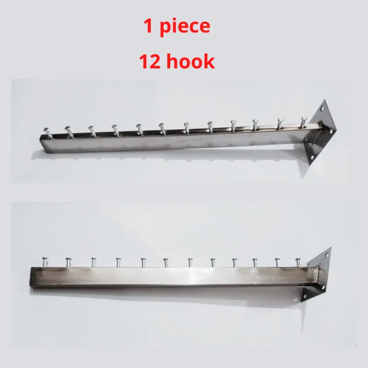 1.Piece%20Wall%20Mounted%20Clothes%20Hanging%20Hangers%20of%20Hanger%2012-E-hook%20silver%20cloth%20single%20hooks%20stand%20hook%20-%20Hanger%20-%20Image%203