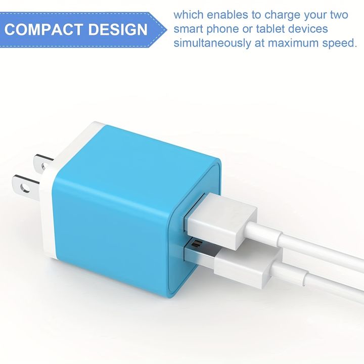 Multicolor%202.4A%20Dual%20USB%20Port%20Wall%20Charger%20-%20Image%202