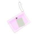 1Pc Women's Credit Card Holder Wallet Transparent Waterproof PVC ID Card Wallet.