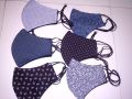 Fashionable 3 Layer Reusable Cloth Fabric Face Maks.