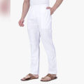 Stylish White Color Narrow Pant Pajama  For Men. 