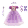 Rapunzel Dress Princess Costume For Baby Girl Cosplay Party Dress Tangled Kids Birthday Gift Halloween Costume Princess. 