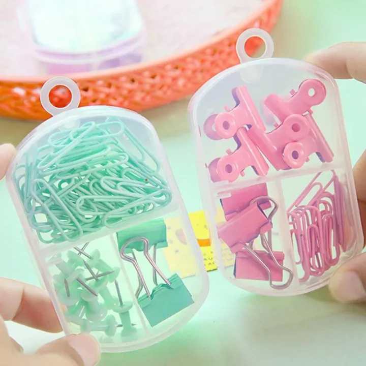 45Pcs/lot%20Color%20Binder%20Clips%20Set%20Mint%20Green%20Pink%20Purple%20Multi%20Paper%20Clips%20Kawaii%20Stationery%20Office%20Accessories%20School%20Supplies%20-%20Image%203