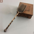 Shovel Shaped Teaspoons Retro Chinese Style Tea Accessories Copper Sugar Spoons Encounter. 