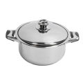 HG Stainless Steel Cookware Set Uniform Heat Conduction Pots Pans Stockpot Steam. 