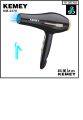 Kemey-KM-2376/2378 -3000W ( 2 in ! ) Powerful-Professional-Heavy-Duty-Hair-Dryer-for-Unisex - Black. 