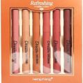 Heng Fang Refreshing Matte Color Lipstick 6 pc Set. 