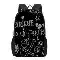Lil Peep 3D Printed Boys Girls Book Bag Kids School Bags Teenager Shoulder Backpack Woman Man Casual Travel Storage Backpacks. 