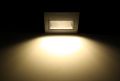 100-240V Square LED Night Light 1.5w Recessed in Pathway Wall Footlight led Staircase / Step Warm / Cool White / Blue Light.