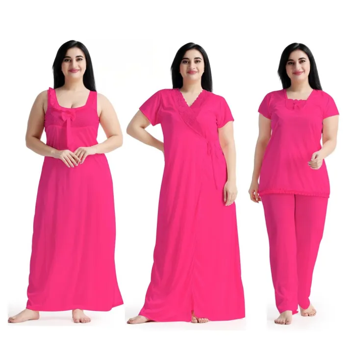 Women%204%20Part%20Comfortable%20Long%20Solid%20Night%20Dress%20for%20Comfortable%20Nighty%20Set%20-Maxi%20-%20Image%206