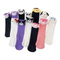 Fashion Design Mid Tube Sock Children Cinnamoroll Stocking Kuromi 3D Cartoon Hosiery Cotton Parent-child Socks Girls. 