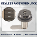 3 Digit Combination Cam Lock 30mm Keyless Password Lock Mailbox Cabinet Mechanical Locks for Mailbox Cabinet Door A. 