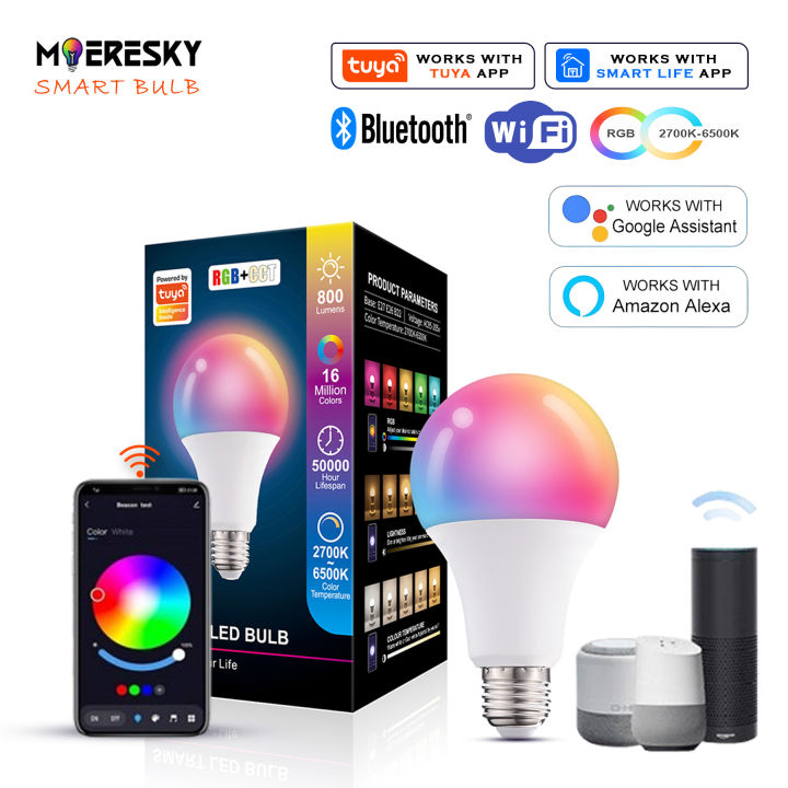 FXPOT%20Tuya%20Smart%20Led%20RGB%20(Wi-Fi%20+%20Bluetooth)%2010W%20Bulb%20Dimming%20Alexa%20&%20Google%20Assistant%20Compatible%20Lights%20E27%20Aluminum%20APP%20Control%20-%20Image%202