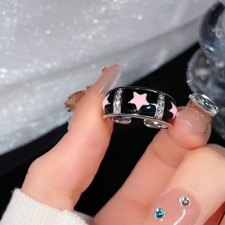 Y2K%20Enamel%20Drop%20Oil%20Love%20Heart%20Colorful%20Rings%20For%20Women%20Girls%20Korean%20Fashion%20Cute%20Aesthetic%20Pink%20Ring%20Jewelry%20Accessories%20-%20Image%202
