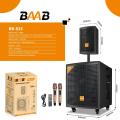 NDR BAAB 15 Inch 1000W Professional Active Square DJ Stage Sound Home Theatre Cinema Audio Plastic Full Frequency PA Speaker. 