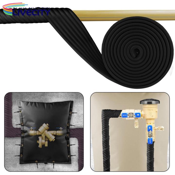 Pipe Safety Protection Wrap Water Pipe Insulation Tape Weather Resistant Foam Wrap for Cold Protection Indoor Outdoor Safety Southeast Asian Buyers' Choice Insulation Tape for Pipes