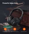 INFURTURE H1 Active Noise Cancelling Headphones,Wireless Over Ear Bluetooth Headphones, Deep Bass Headset, Low Latency, 40H PLAY. 