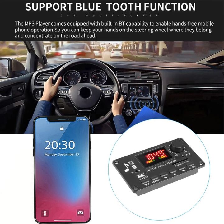 Bluetooth%205.0%20MP3%20Decoder%20Board%202*40W%2080W%20Amplifier%20Audio%20Player%2012V%20DIY%20MP3%20Player%20Car%20FM%20Radio%20Module%20TF%20USB%20Mic%20Record%20Call%20-%20Image%203