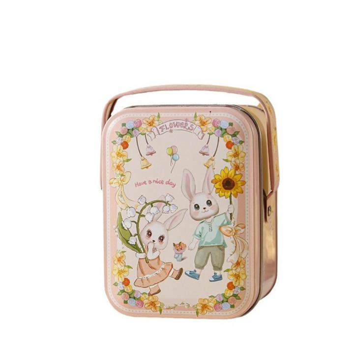 Tinplate%20Box%20Unique%20Handled%20Portable%20Cookie%20Tin%20Decorative%20Lightweight%20Candy%20Box%20for%20Wedding%20Easter%20Party%20Celebration%20-%20Image%205