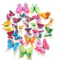 12 Pcs 3D Double Wings Butterfly Wall Stickers. 