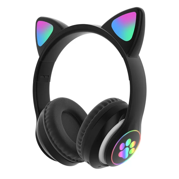 STN28%20LED%20Cat%20Ear%20Headset%20Noise%20Cancelling%20Headphones%20Bluetooth%205.0%20Colorful%20Kids%20Headset%20Support%20TF%20Card%203.5mm%20Plug%20with%20Mic%20-%20Image%209