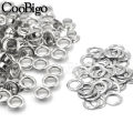 100 Sets Metal Eyelet Grommet Ring Kit for Garment Canvas Sewing Accessories Silver 2mm 3mm 4mm 5mm 6mm 8mm 10mm 12mm 14mm 17mm. 