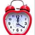 Bell Table Alarm Clock Apple Shape - Wall Clock. 