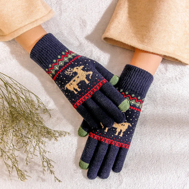 %EF%BC%88New%EF%BC%89Lady%20now%20Deer%20Knitted%20Thicken%20Glove%20Full%20Finger%20Touch%20creen%20Mitten%20Xma%20-%20Image%205