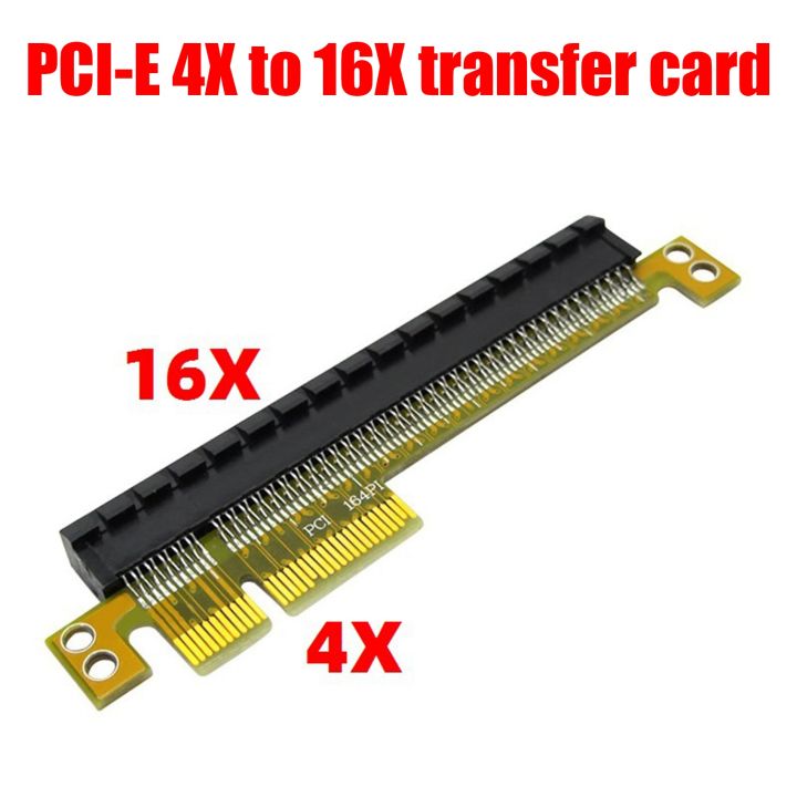 PCI-E%204X%20to%2016X%20Riser%20Card%20PCI%20Express%20Converter%20Male%20to%20Female%20Extender%20Adapter%20Support%20PCIe%204X%20Card%208X%20Card%2016X%20Card%20-%20Image%202
