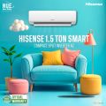 Hisense Energy Saving Dc Inverter 1.5 Ton Smart Compact AC AS18TW4RGSKB02D Smart Compact 🚚 Free Delivery 💳 0% EMI Available, Official Warranty by Fair Electronics with Free Delivery.