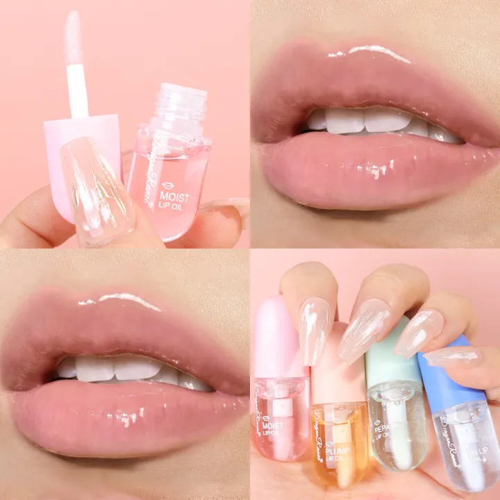 Fruity%20Peach%20Lip%20Oil%20Primer%20Moisturizing%20Lip%20Gloss%20Glossy%20Not%20Sticky%20Lip%20CareTint%20Natural%20Daily%20Makeup%20-%20Image%204