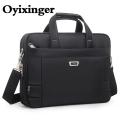 OYIXINGER Large Capacity Business Men Briefcase Bag For HP DELL ACER ASUS 14. 