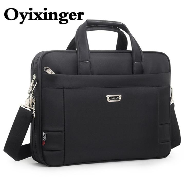 OYIXINGER Large Capacity Business Men Briefcase Bag For HP DELL ACER ASUS 14