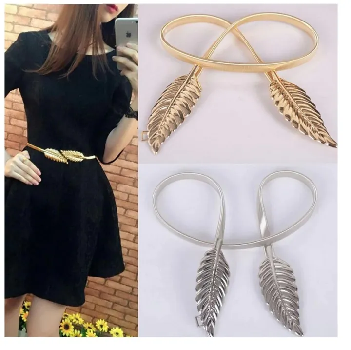 Ladies%20Belt%20Waist%20Band%20Women%20Buckle%20Leather%20Waist%20Strap%20Leaf%20Fashion%20Waistband%20Elastic%20Dress%20Waist%20Chain%20-%20Image%206