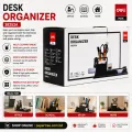 Deli 38252A 17-Piece Office Desk Organizer Set with Multifunctional Stationery Accessories.