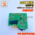 PD 33W + QC 25W fast charging motherboard PD fast charging Circuit Adapter SMPS. 