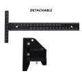 Multi Woodworking Sliding Gauge Aluminum Alloy Scribe Ruler Depth Gauge T-Square Scribing Measuring Tools Marking Gauge T Ruler Safe Portable. 