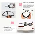 Baby Polarized Round Sunglasses Flexible Rubber Shades with Strap for Toddler Newborn Infant Ages 0-36 Months.