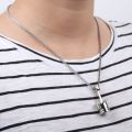 Mini Engine Piston Pendant Stainless Steel Necklace Biker Motorcycle Enthusiast Torque Necklaces Men Punk Rocking Jewelry SN63. 