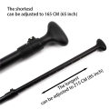 2X Adjustable Stand Up Paddle Board Paddle with Unique Lock Design Floating Alloy Shaft Paddleboard Paddle,Black.