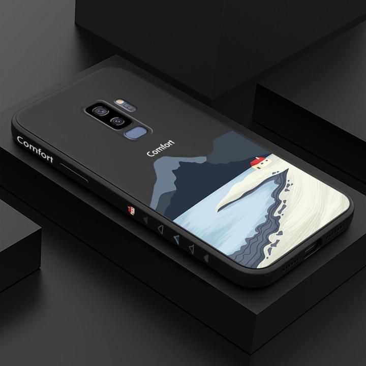 Samsung S9 Plus New Mount Fuji Design Edge Pattern Silicone Full