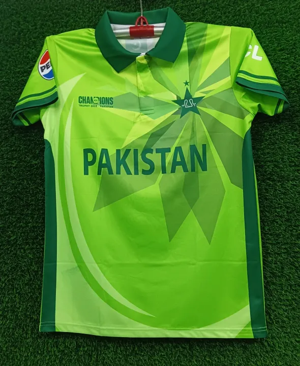 Pakistan ICC Champions Trophy 2025 Jersey/Four part half Sleeve Polo Cricket Jersey /jersey 78