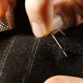 25Pcs/Set Large Eye Stitching Needles Stainless Steel Large Hole Needles 5 Sizes DIY Hand Sewing Needles with Clear Storage Tube.