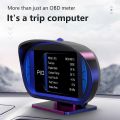 Car Head Up Display Multi-funciton OBD G-PS Slope Meter Atmosphere Lamp Full LCD Smart Gauge with 12 Styple Interfaces. 
