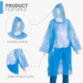 Waterproof Rain card Unisex Emergency Pocket Rain Coat.