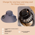 Portable Solar Charging Cap with Two Fan Solar Fan Cap for Outdoor Camping Hiking Fishing Sunscreen Fisherman Hat.